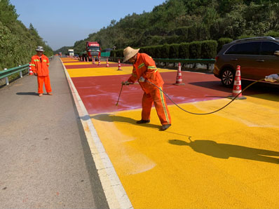 水性聚合物防滑路面简介及施工流程