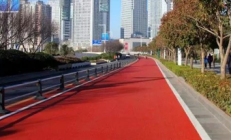 公交港湾水性EAU彩色防滑路面全包价（含材料+施工）