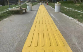 广场 彩色手工微表处 改色翻新 颜色翻新效果如何